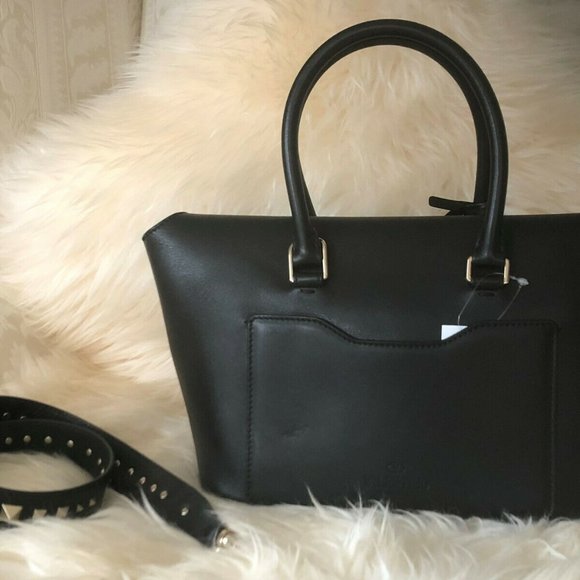 $2745 Valentino Demilune Flap Satchel Leather Smal - Picture 12 of 12